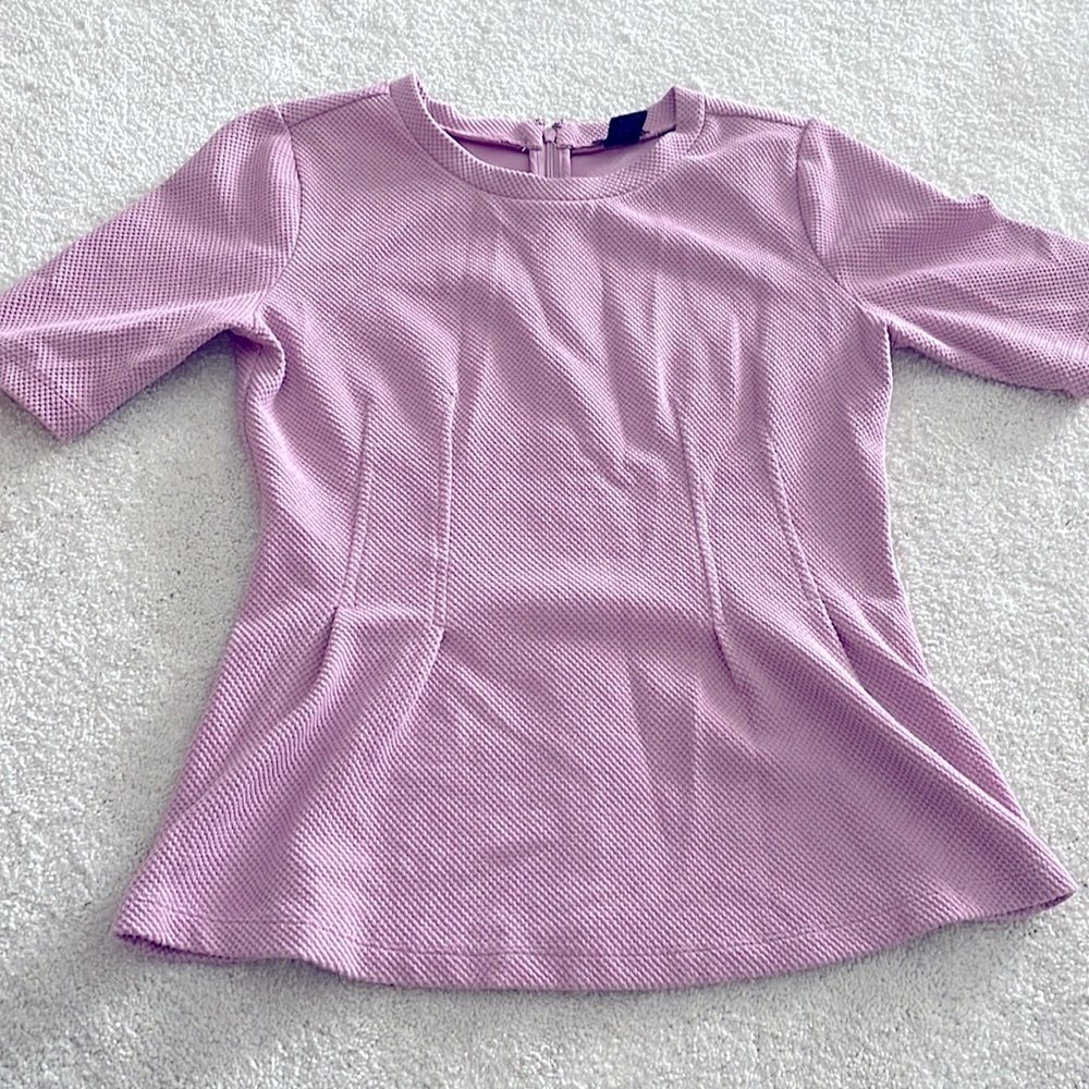 Beautiful lilac peplum top